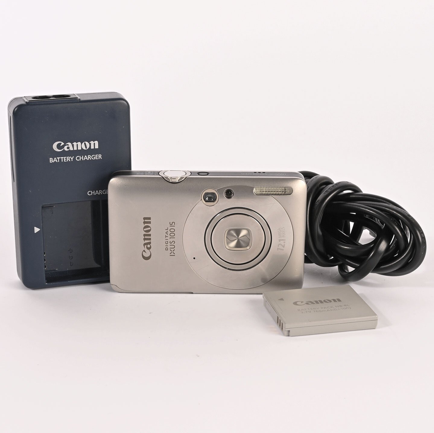 Canon IXUS 100 IS Digitalkamera Silber HDMI, 12,1 MP