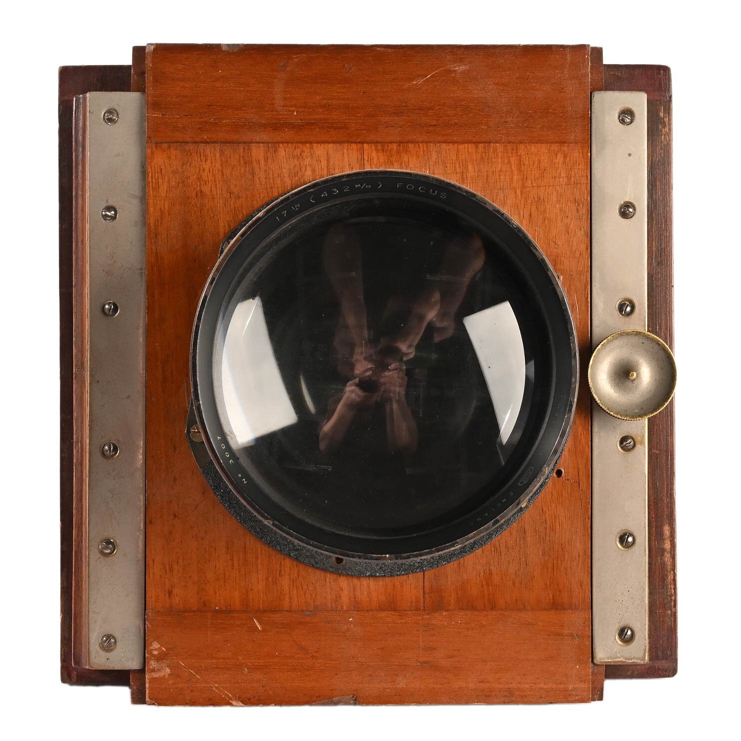 Ross England brass lens 17 inch  (432mm) Focus