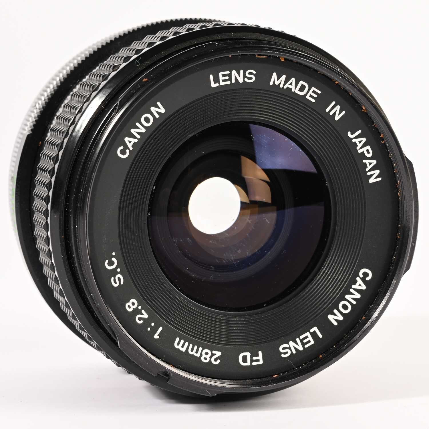 Canon FD 28mm 1:2,8 Objektiv Lens S.C.