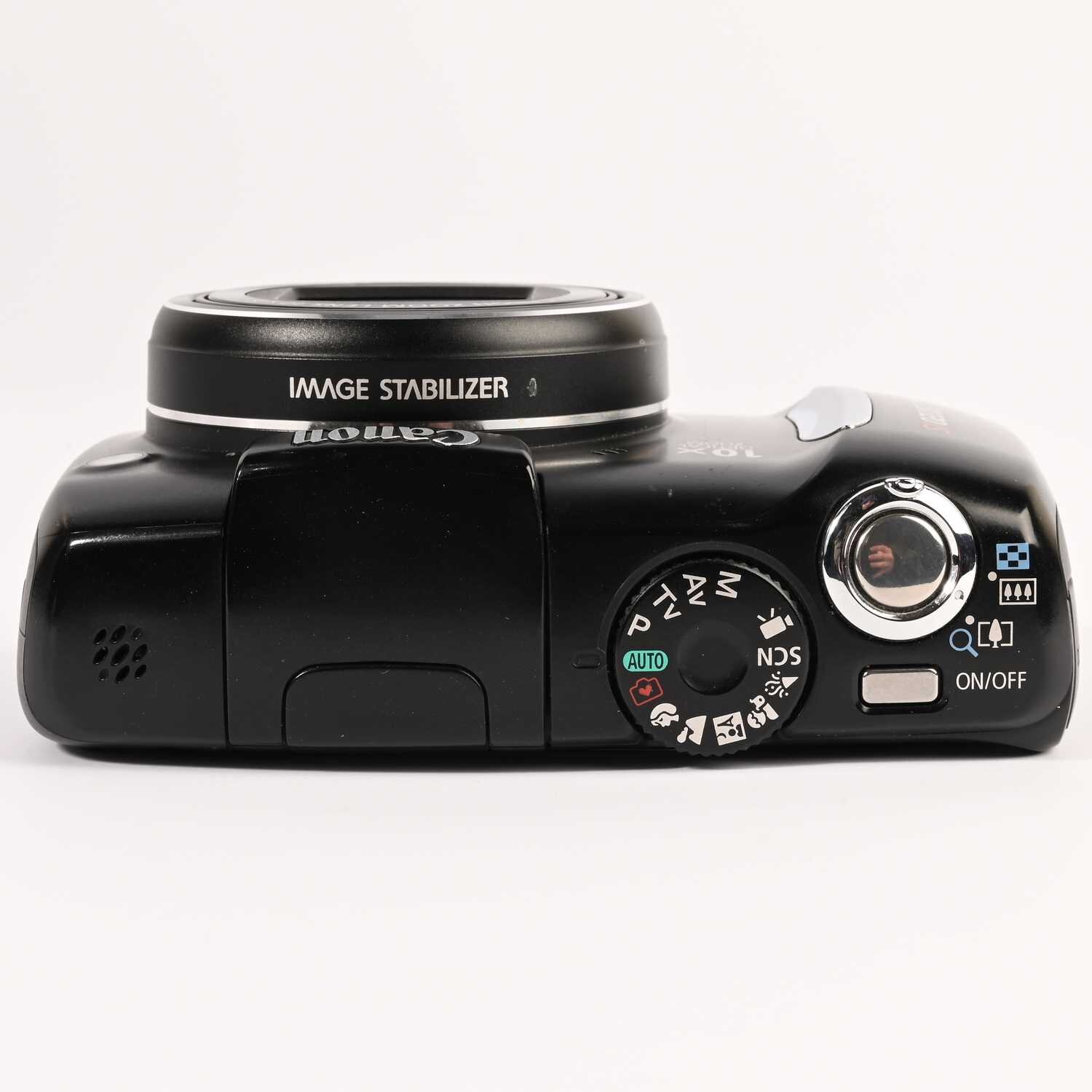 Canon PowerShot SX120 IS 10.0 Mp Digital Kamera Schwarz