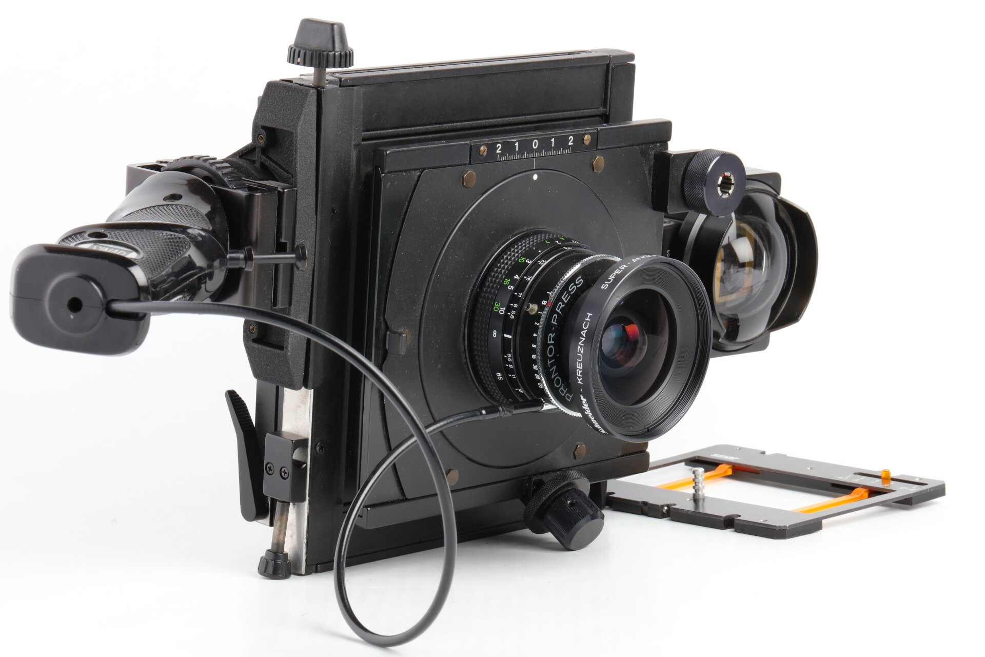 Sinar 4x5 Hand camera with Super-Angulon 5,6/65 mm lens