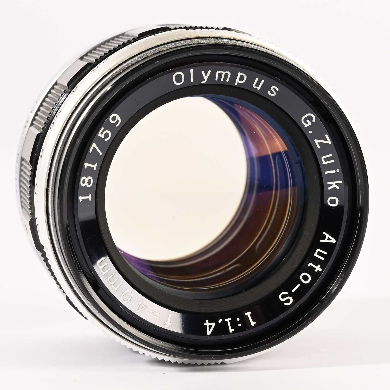 Olympus Auto-S G.Zuiko 40mm F1.4 MF