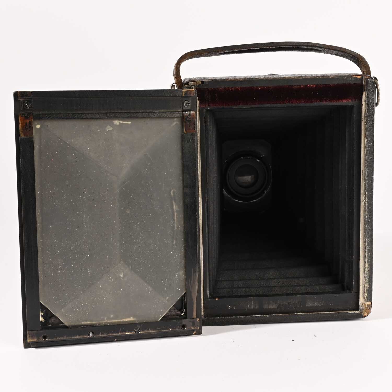 Plattenkamera Hüttig A.-G. Dresden Exakta Aplanat Helios nottested