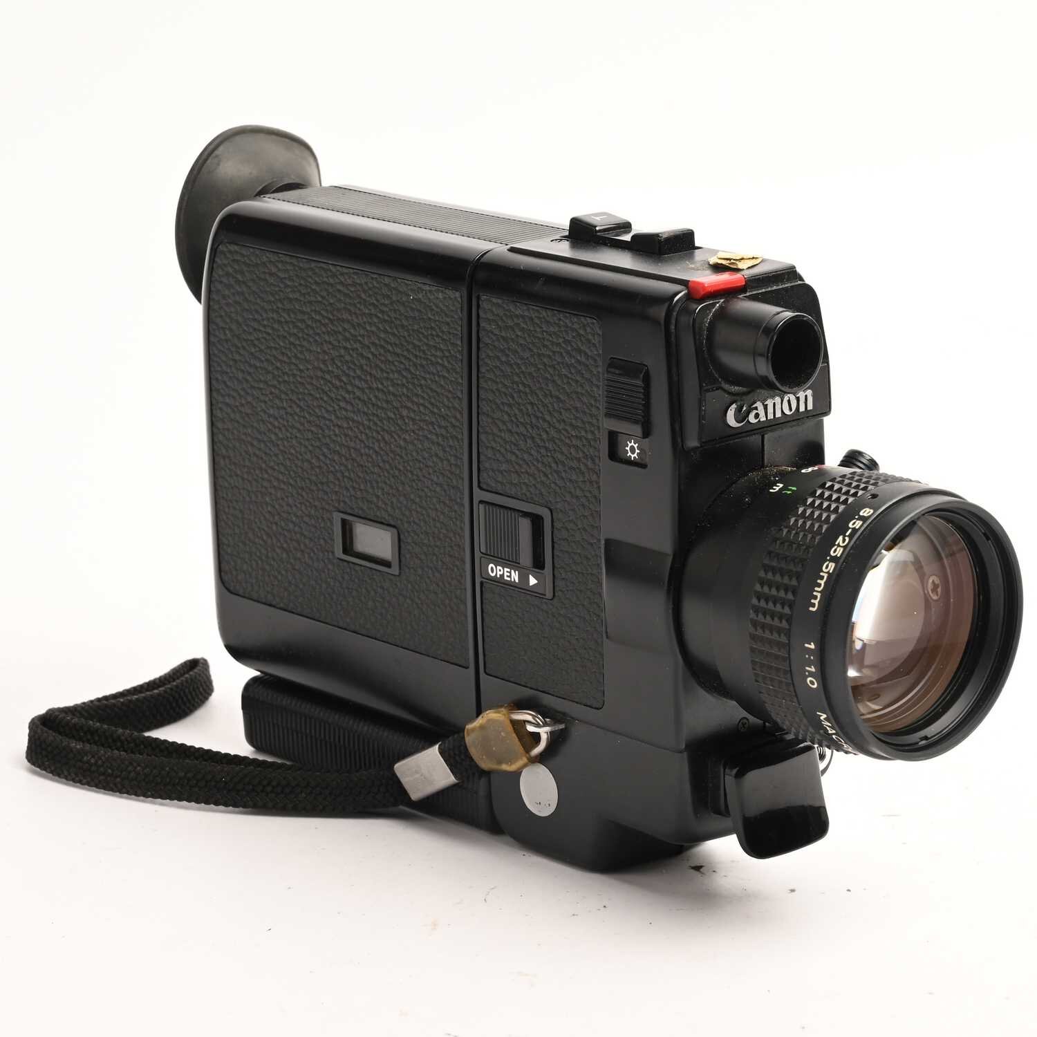 Canon 310 XL Filmkamera Super 8 Kamera Zoom Lens C-8 8,5-25,5mm 1:1.0 Macro getestet