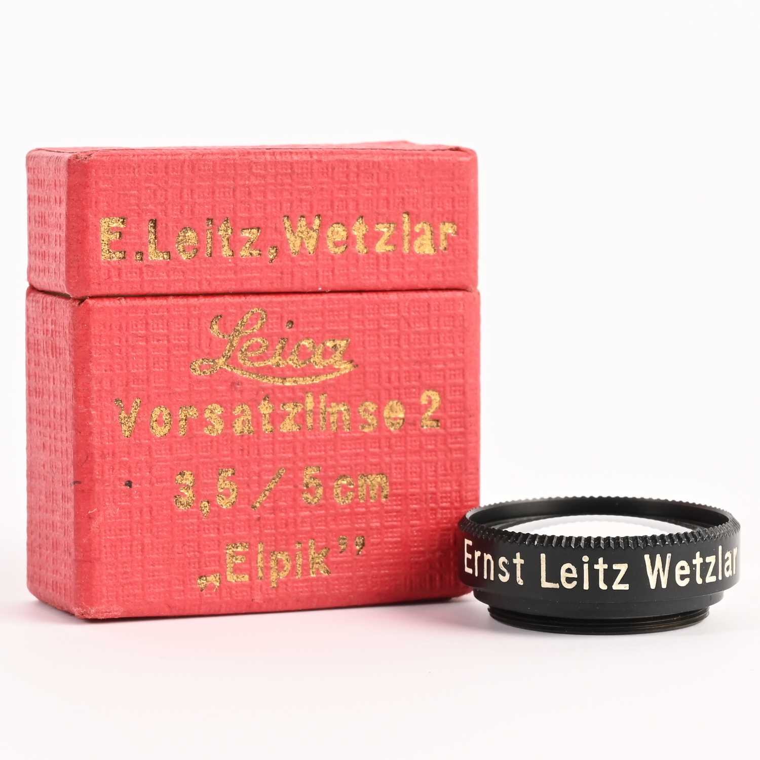E.Leitz Leica Vorsatzlinse 2 3,5/5 cm