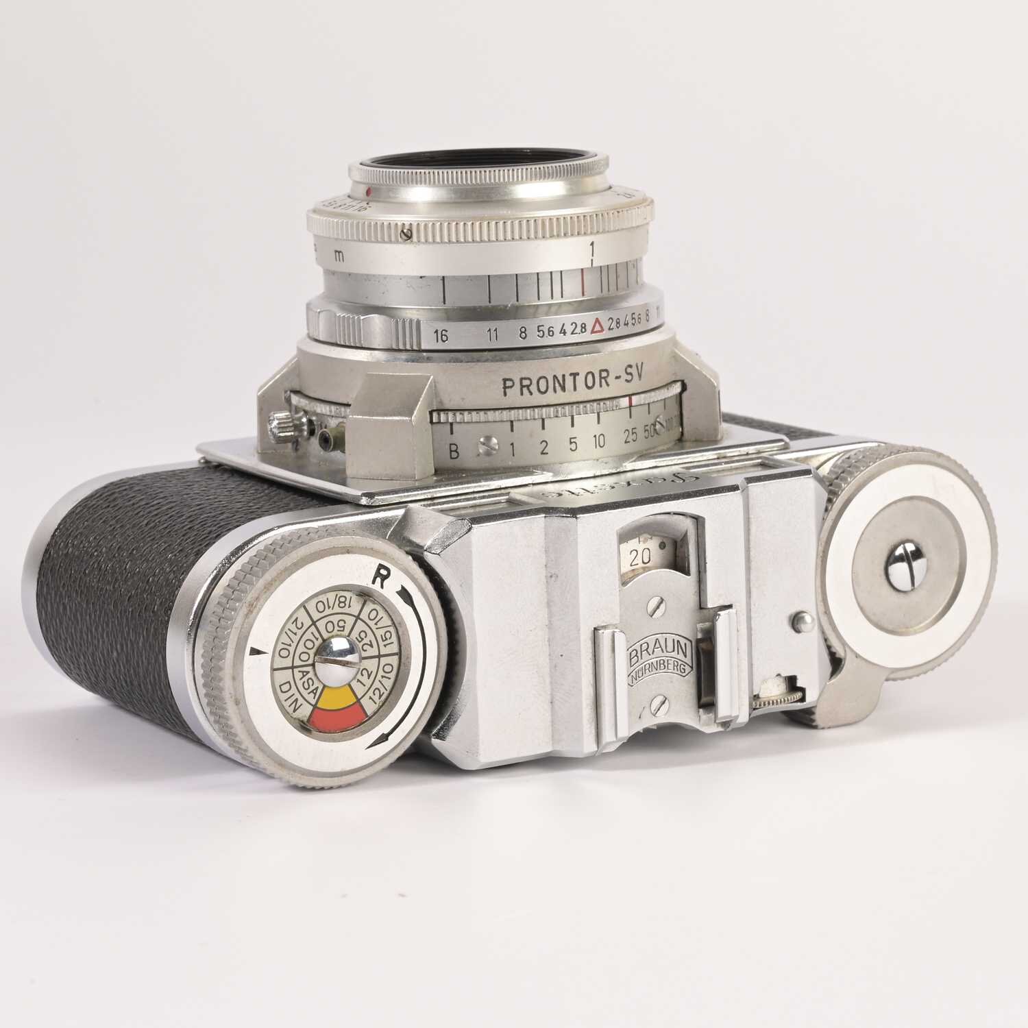 Braun Paxette IIM  Steinheil München Cassarit  1:2.8 45mm  Prontor SVS 35mm notttested