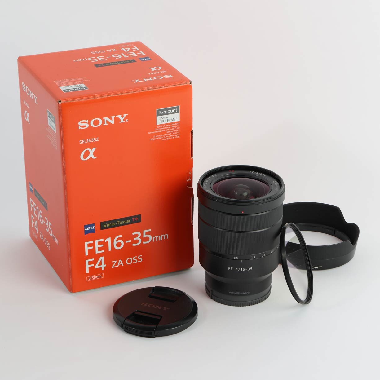 Sony Zeiss Vario-Tessar T* SEL1635Z FE 16-35mm 1:4 ZA OSS E-Mount
