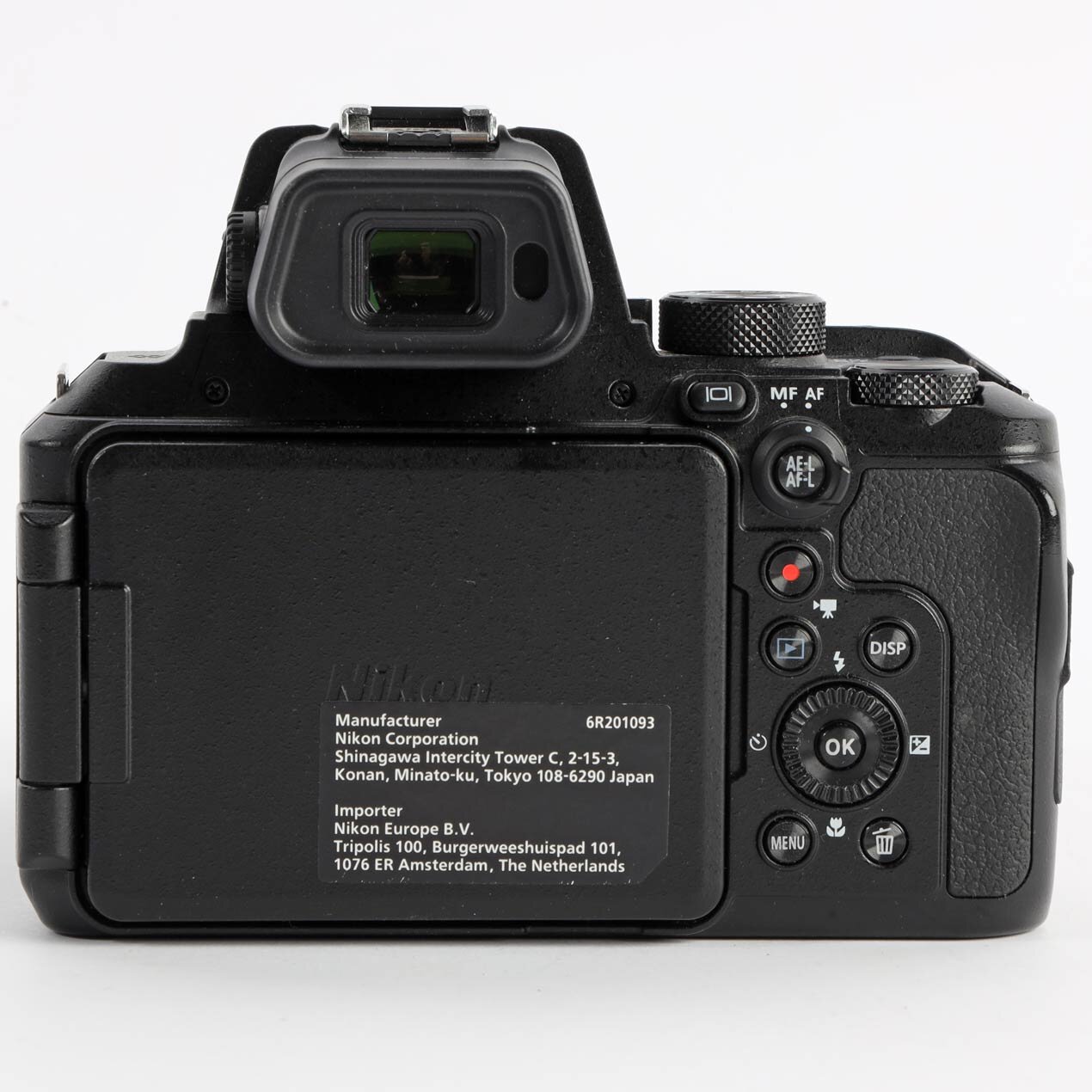 Nikon COOLPIX P950 16MP 83-Fach Optischer Zoom Bridge-Kamera Schwarz