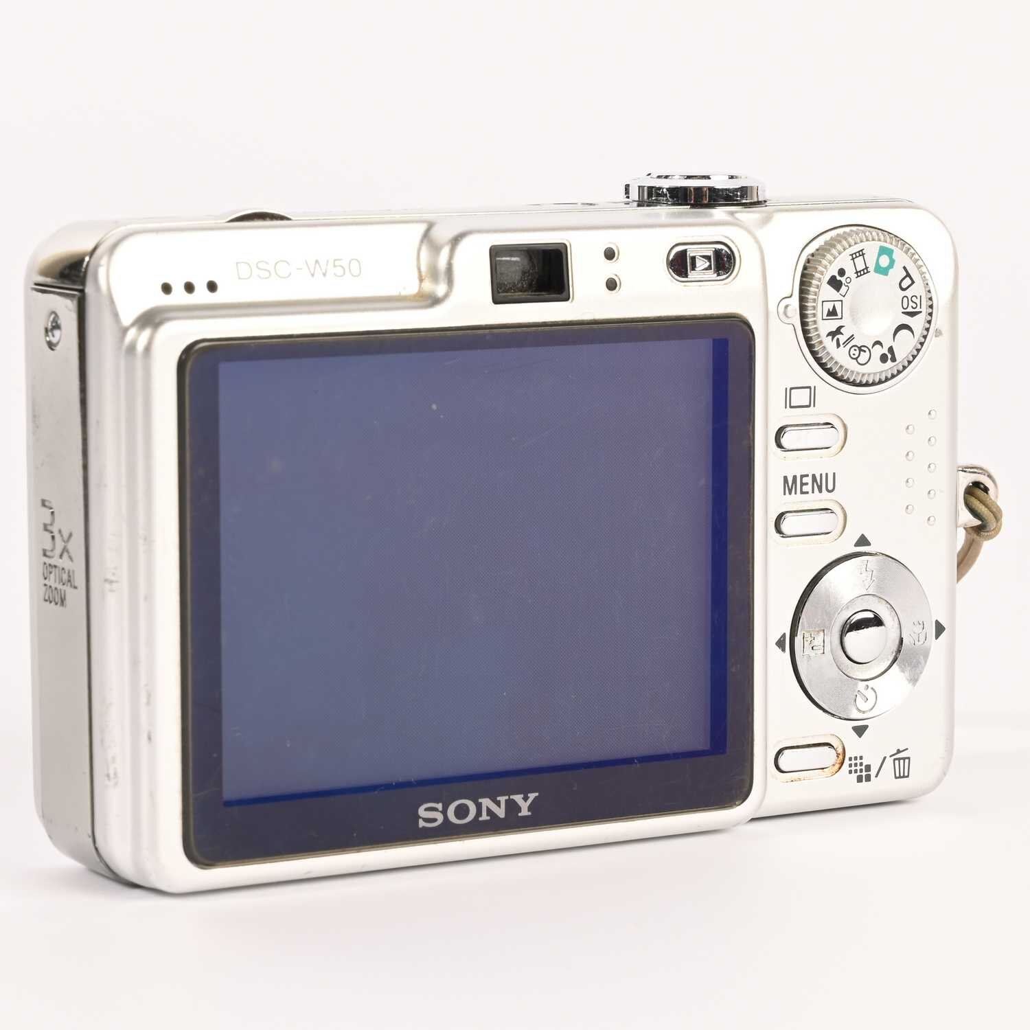 Sony Cyber-shot DSC-W50 Digitalkamera 6.0MP Carl Zeiss 3x Optical Zoom