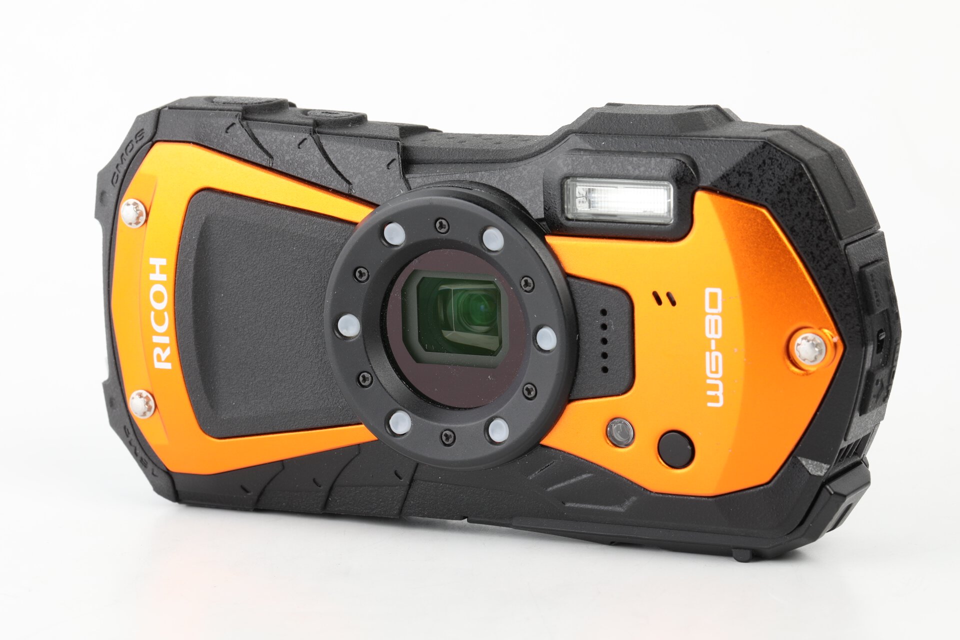 Ricoh WG-80 orange ca. 500 Verschlußauslösungen