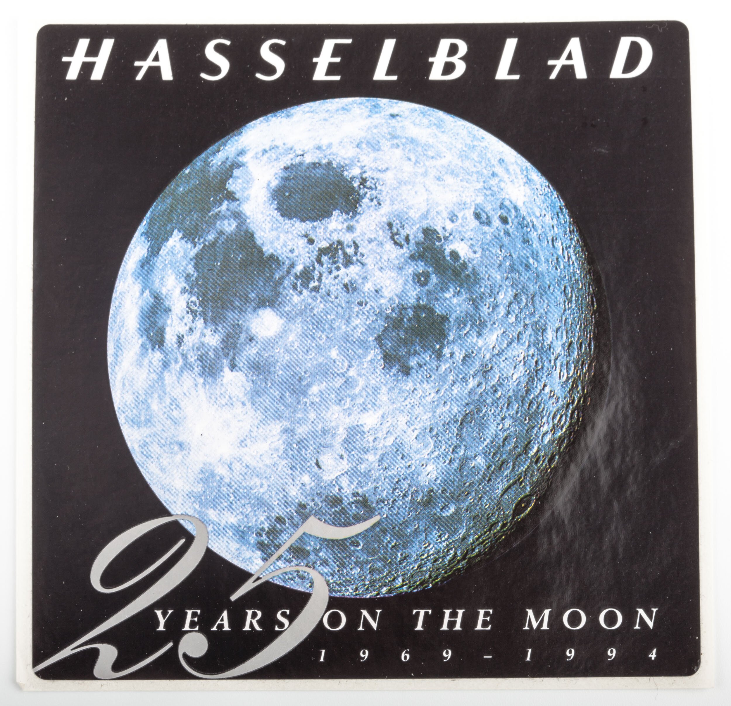 Hasselblad Sticker "25 Years on the moon 1969-1994"