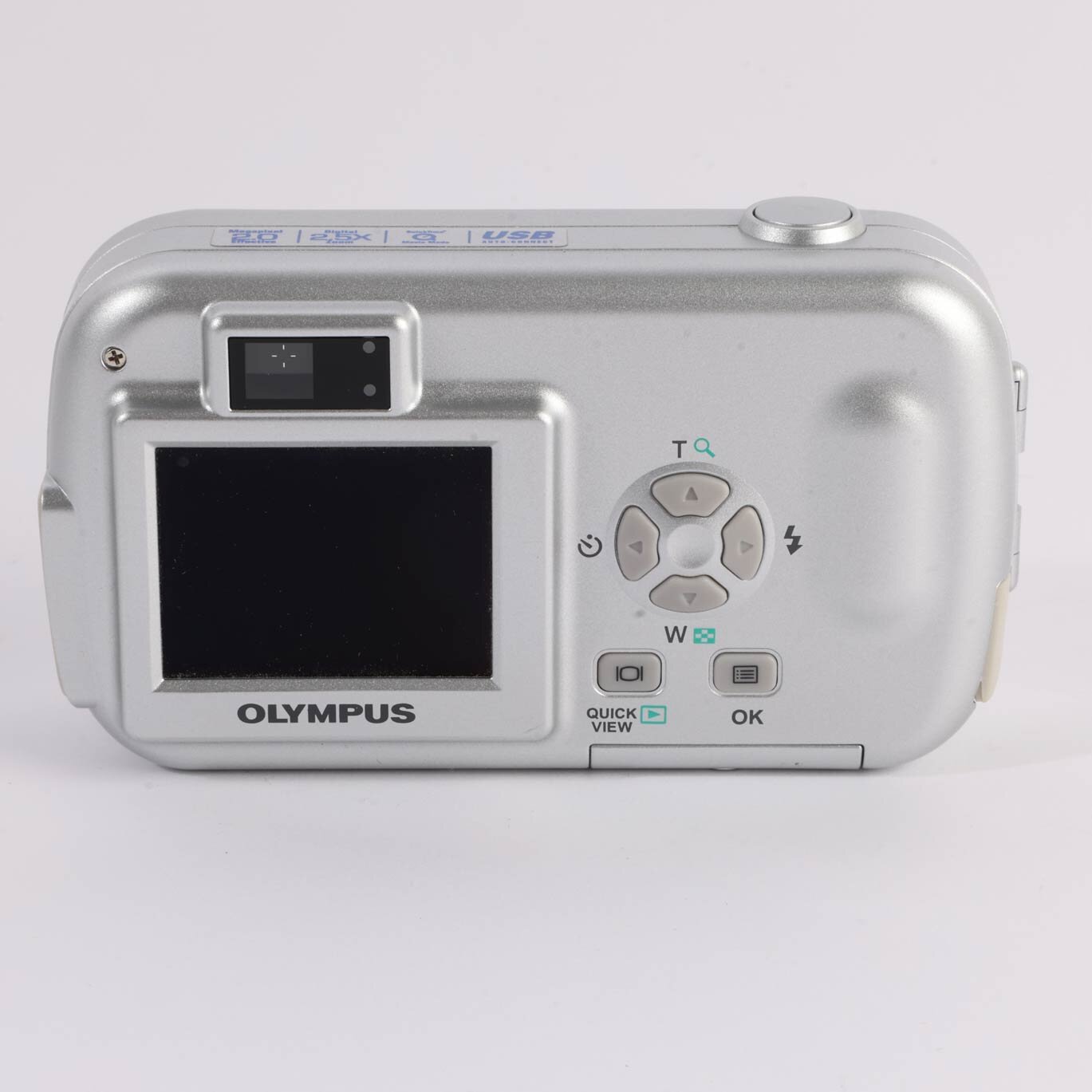 Olympus Camedia C-150 2.0MP Kompakt Digitalkamera Silber