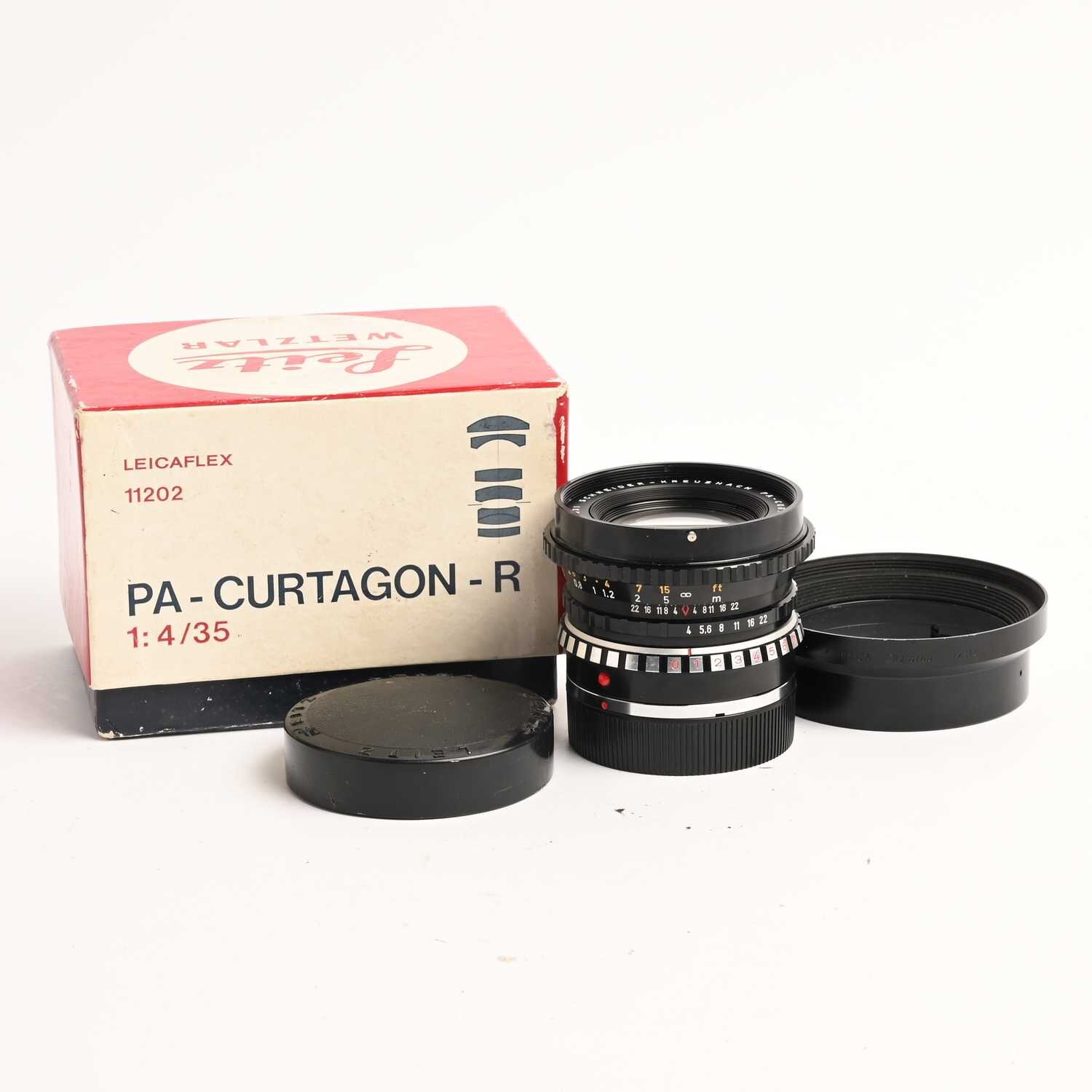Schneider Kreuznach PA Curtagon 35mm f4 MC Objektiv Leicaflex