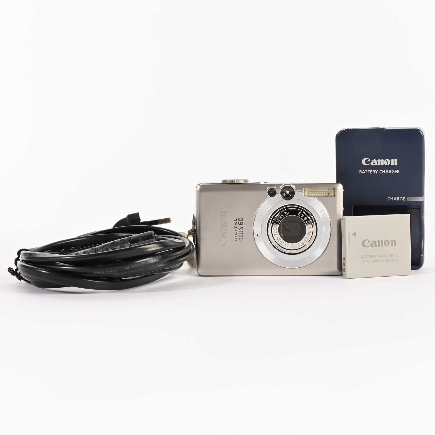 Canon Digital IXUS 60 Digitalkamera 6.0 MP Silber 3x Zoom