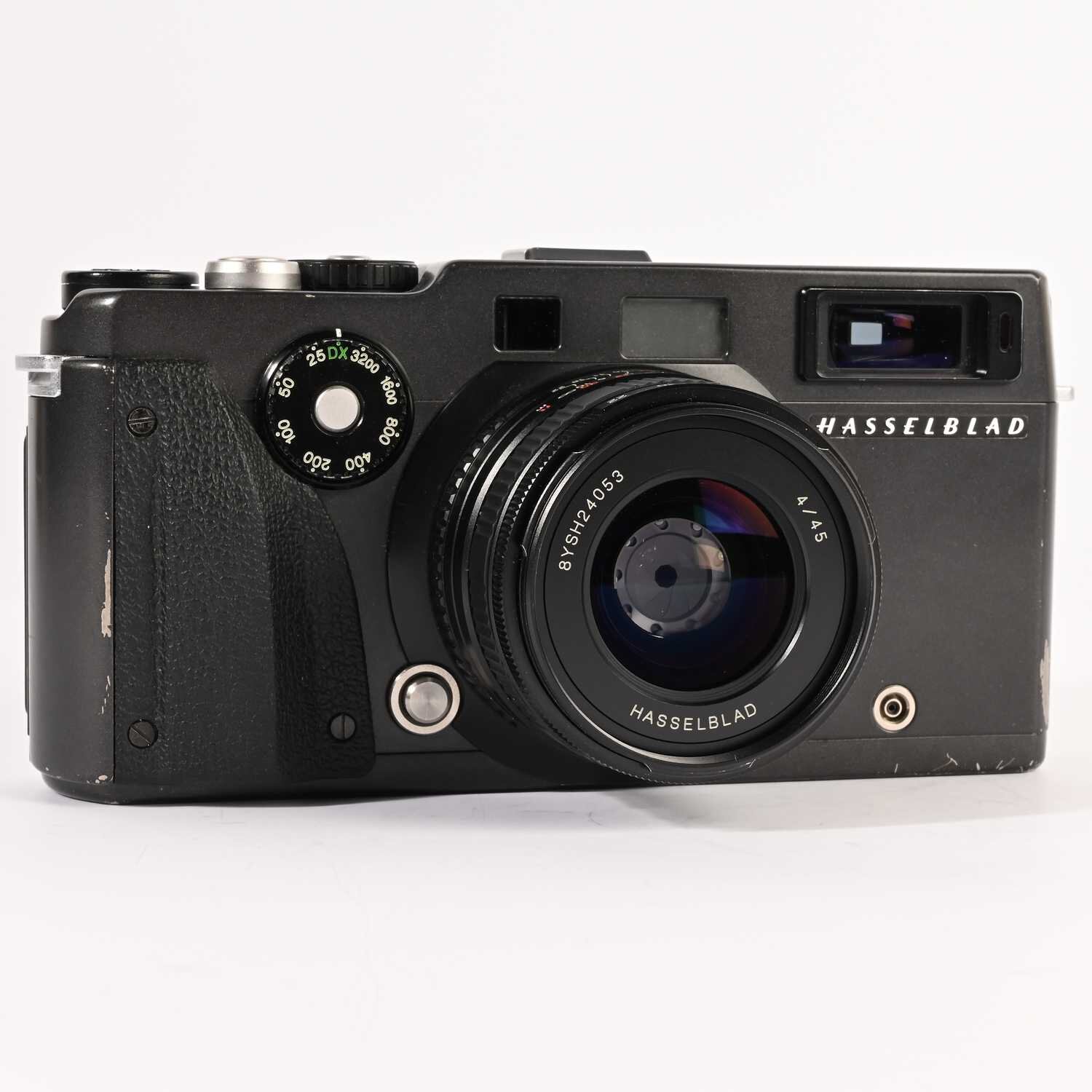 Hasselblad XPan Gehäuse Body mit Hasselblad 4/45 Lens center filter