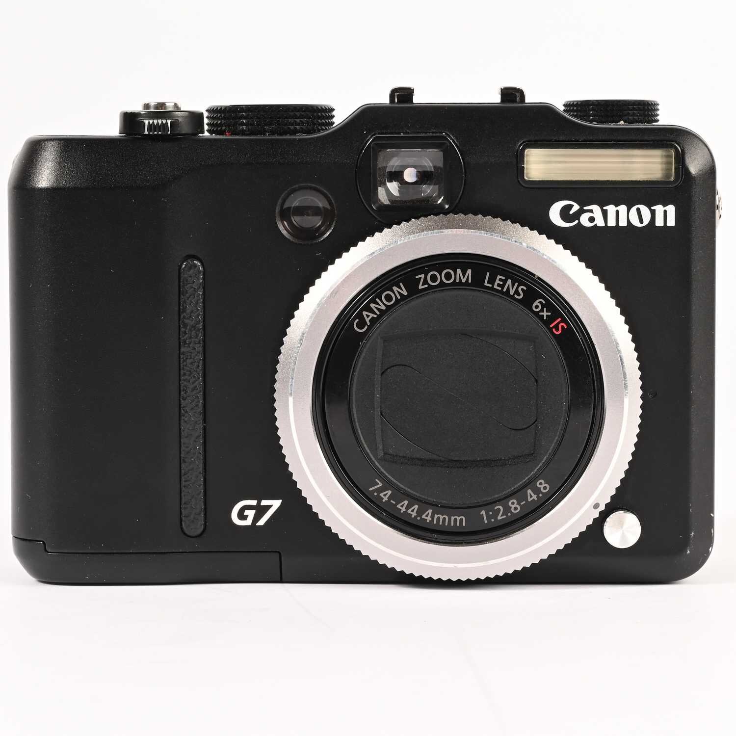 Canon PowerShot G7 kompakte Digitalkamera 10MP schwarz
