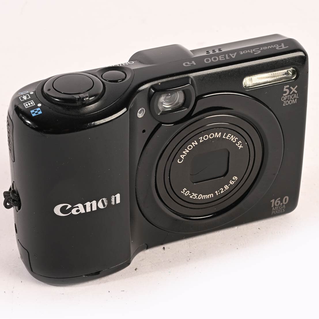 Canon PowerShot A1300 HD Digitalkamera 16.0MP schwarz 5 optical zoom