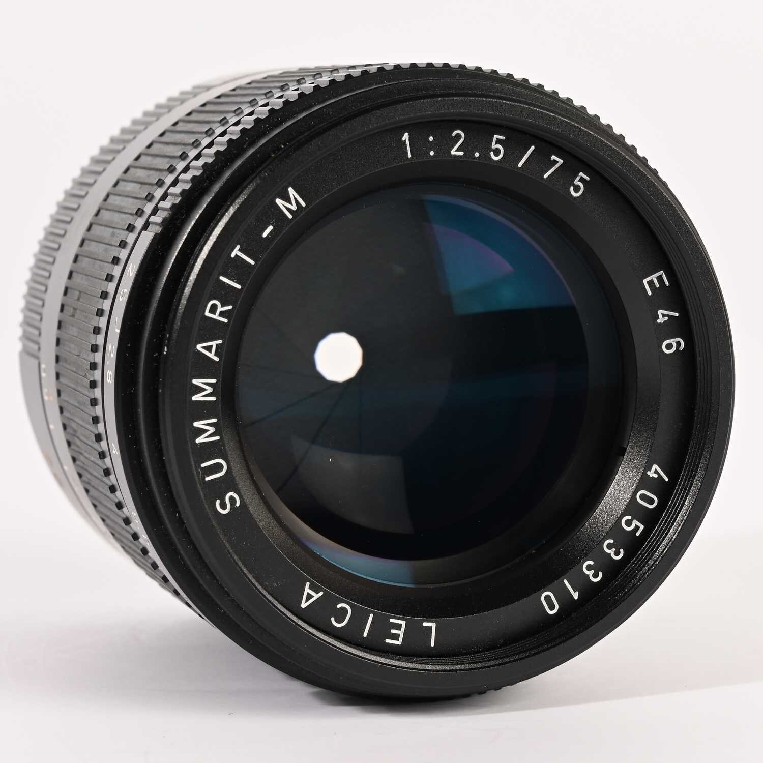 Leica Summarit-M 75 mm F/2.5 E46 schwarz 11645