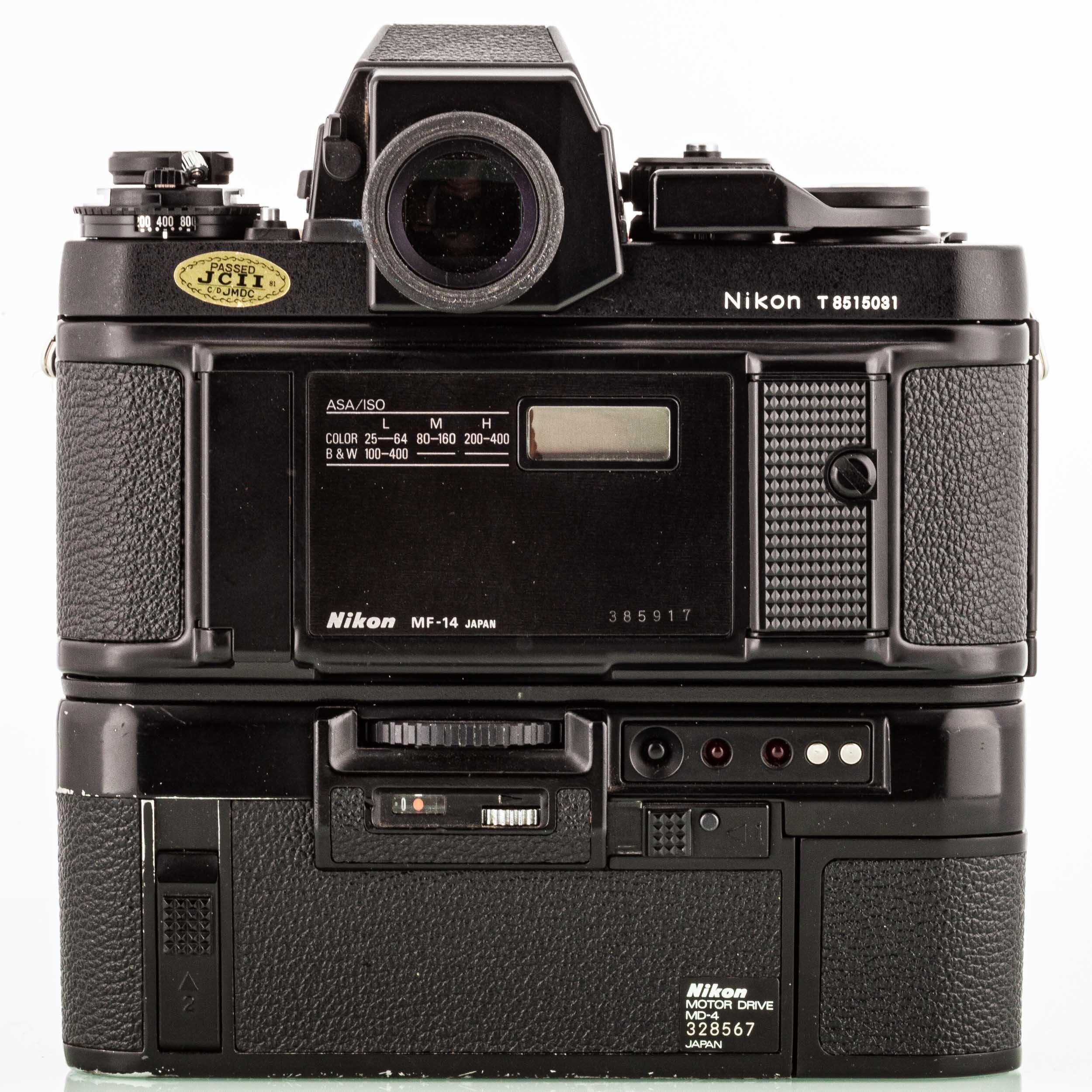 Nikon F3T Body with MD4 and MF14