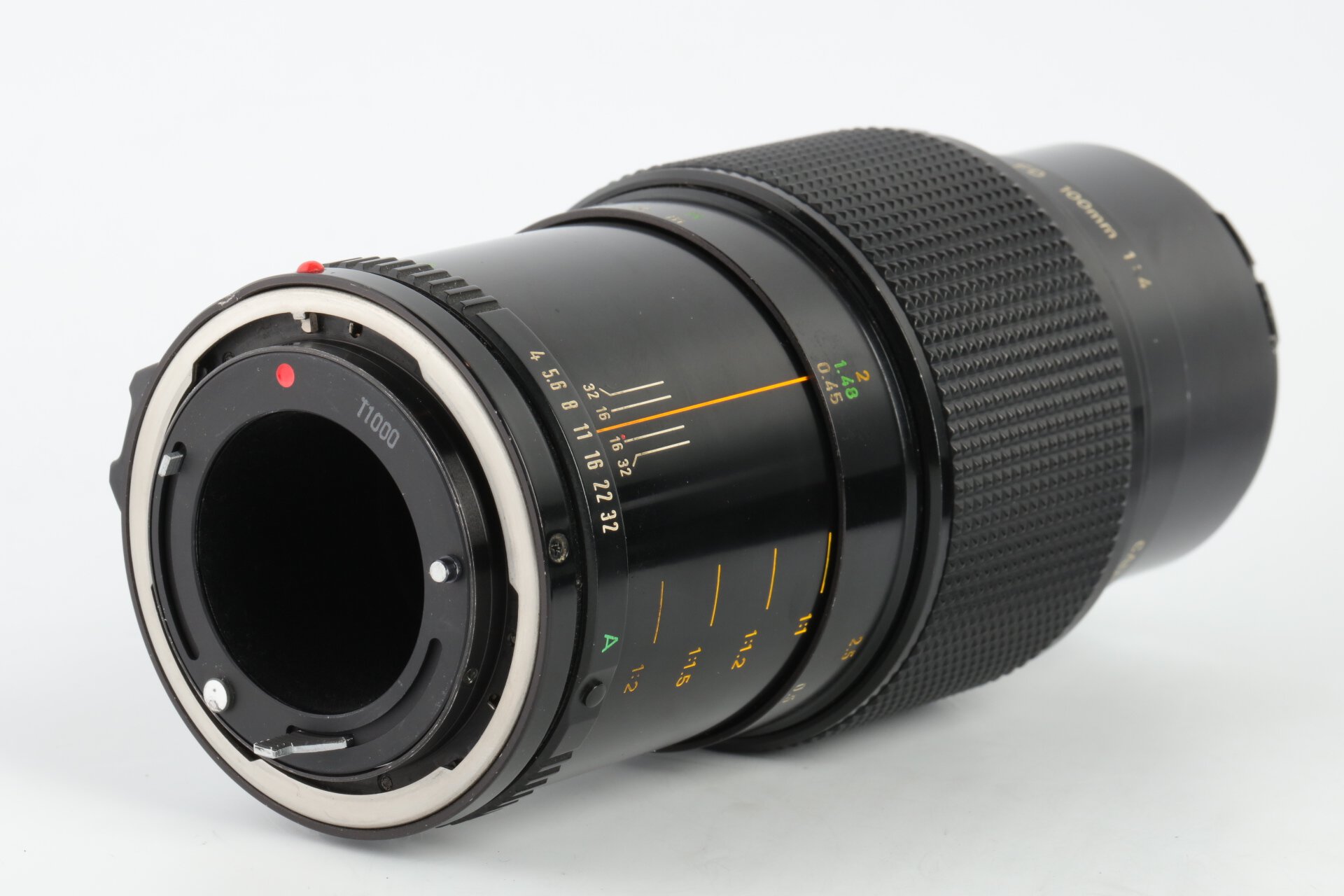 Canon FD 100mm 4 Makroobjektiv + Zwischenringe FD25+FD50