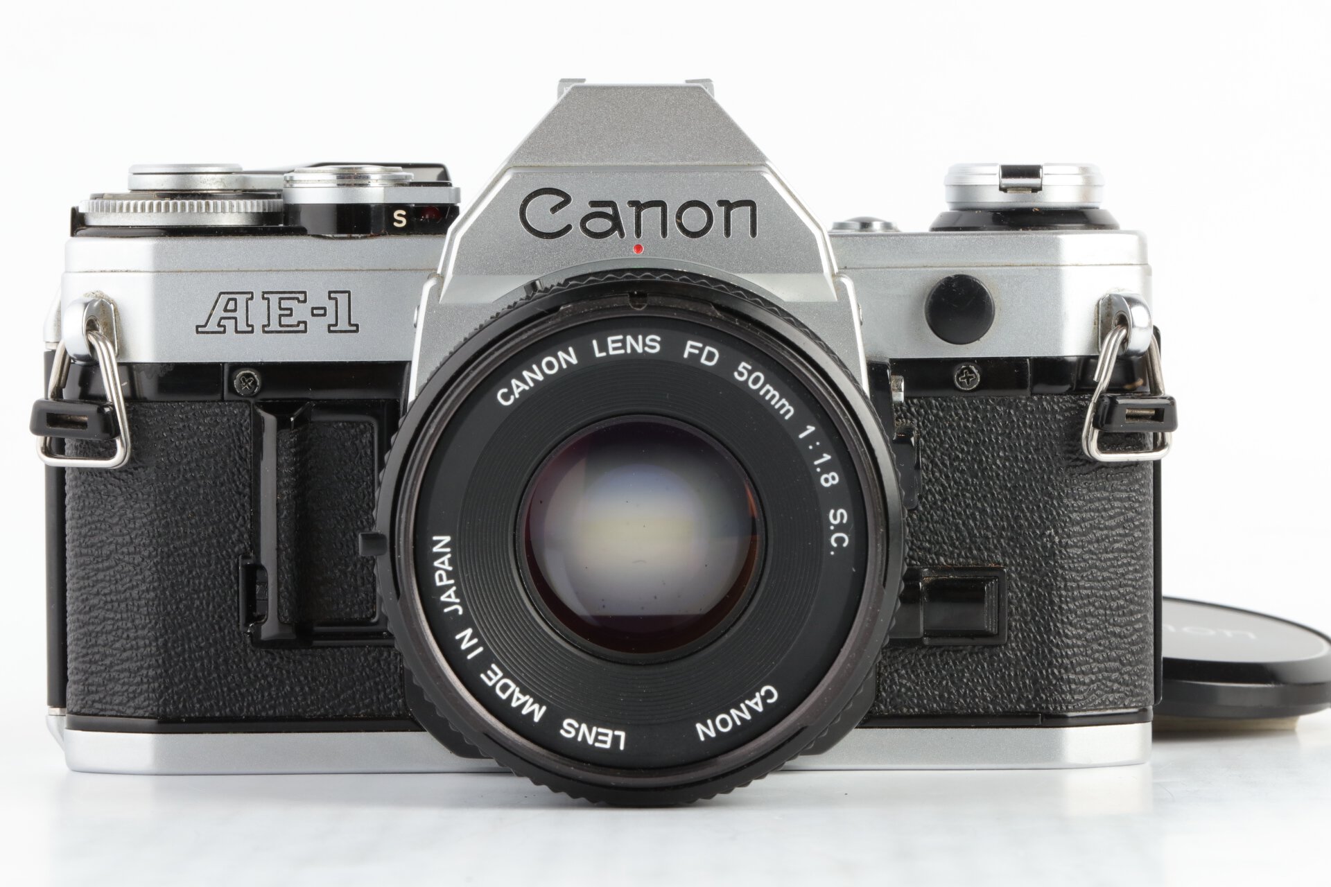 Canon AE-1 chrom + FD 50mm 1,8 S.C.