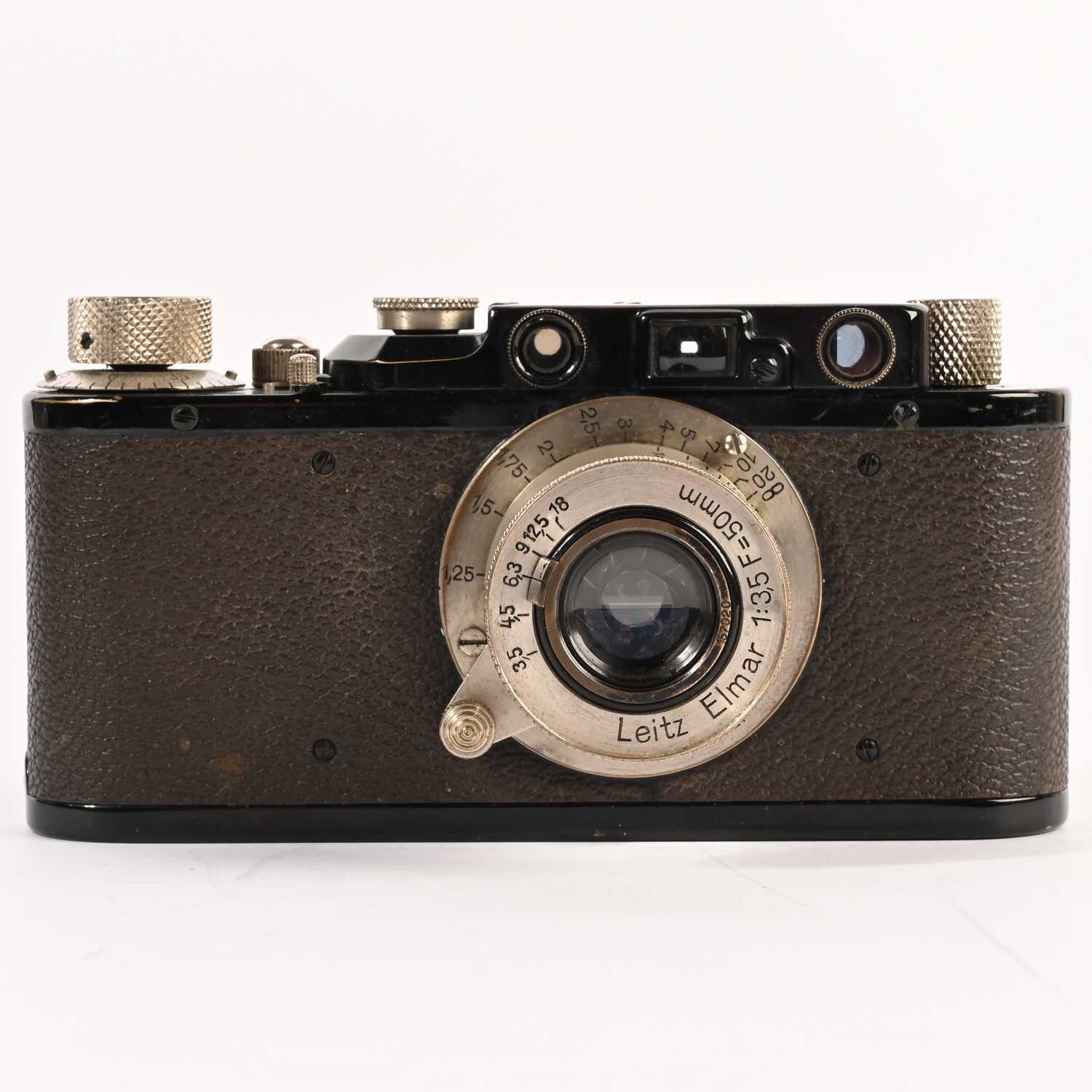 Leitz Leica Standart schwarz Lack Nr.104129 Baujahr 1933 Nickel-Elmar 3,5/5 cm