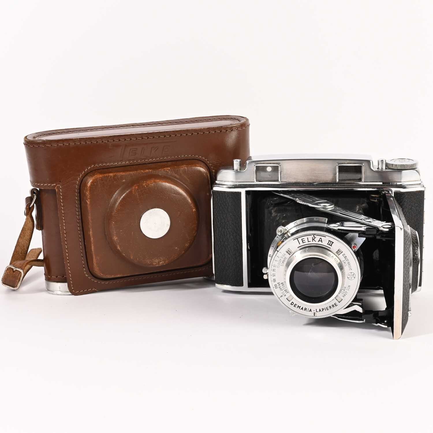 Telka III 120 film camera Demaria Lapierre 6x9cm Sagittar 3.5/95mm Medium F very rare